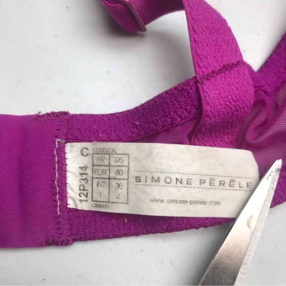 Simone Perele PURPL Sheer Underwire, EU 80C/36B US *P1087 - Picture 5 of 7